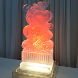 Double-Heart-Ice-Sculpture